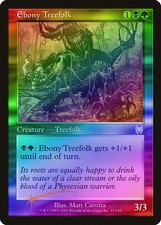 Ebony Treefolk FOIL Apocalypse PLD Black Green Uncommon MAGIC CARD ABUGames