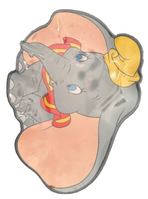 Placa de plástico rara exclusiva de Disney Store Dumbo The Flying Elephant Foto 1 de 4