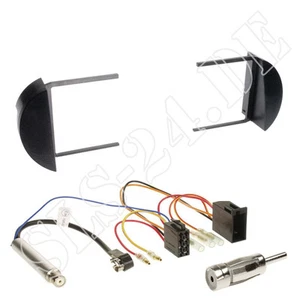 VW New Beetle 10/1998-07/2010 DIN Einbaurahmen Radioblende ISO Adapterkabel Set - Picture 1 of 1