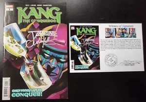 Kang el Conquistador (2021) #1 FIRMADO Collin Kelly & Jackson Lanzing Notariado WOS - Imagen 1 de 8