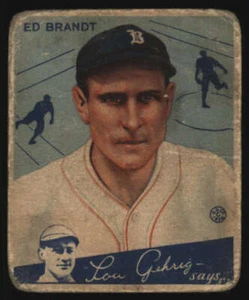 1934 Goudey #5 Ed Brandt POOR Bos Braves 576055 - Picture 1 of 2