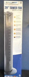 Seasons Comfort 29" Oscillating Tower Fan- 3 Speeds-65 Degree Oscillatiion - Picture 1 of 3
