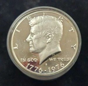 Rollo de monedas de plata de prueba de medio dólar Kennedy 1976-S 20 monedas en total - Imagen 1 de 1