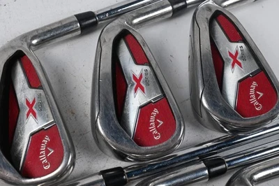 Callaway X-Series 418 Irons / 5-PW+SW / Uniflex Callaway X Series Steel Shafts - Image 1 of 4