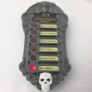 GETESTET! 33 Haunted Manor Drive Halloween Türklingel - Animierte Stimme gruselig - Bild 1 von 7