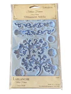 Molde de silicona Lablance seguro para alimentos fondant resina polímero arcilla resistente al calor 5 x 8 - Imagen 1 de 2