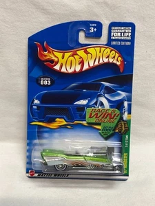 HOT WHEELS TREASURE HUNT T-HUNT 2002 # 3 ROADSTER 57 CHEVY REAL RIDERS - Bild 1 von 4