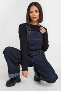 PixieGirl Petite Women's Straight Leg Dungarees - Picture 1 of 7
