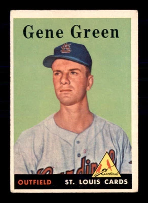 1958 Topps #366 Gene Green RC VG/VGEX X2840410 - Image 1 of 3