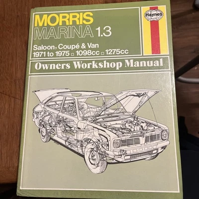 Morris Marina 1.3 1971 to 1978 1098cc 1098cc 1275cc All Models Haynes Manual. - Image 1 of 4