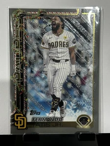 2025 Topps Holiday Fernando Tatis Jr. #H170 Silver Glitter San Diego Padres - Imagen 1 de 2