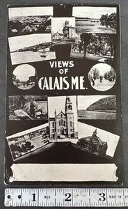 Antique Postcard Views From Calais Maine Unposted - Picture 1 of 2