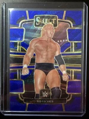 2024 Panini Select WWE Concourse Sid Vicious Blue Prizm /49 - Image 1 of 2