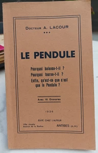 1936 le pendule why balance t'il doktor a. lacour - Bild 1 von 5
