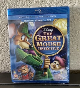 The Great Mouse Detective Blu-ray  & DVD 1986 New Mystery In The Mist Edition - Picture 1 of 2