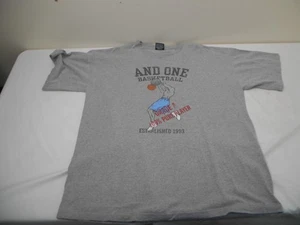 Vintage 90s AND1 AND 1 ONE Street-Ball Mixtape T Shirt XL Grade A Player Graphic - Picture 1 of 10