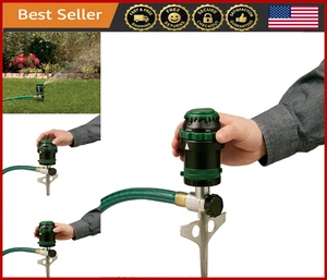 3-Pack Gear Drive Sprinkler on Spike Adjustable Coverage Watering System - Picture 1 of 6