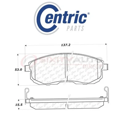 Centric C-TEK Ceramic Disc Brake Pads for 2010-2015 Renault Safrane 2.3L um Foto 1 de 4