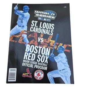 2004 MLB World Series Official Program, Cardinals vs. Red Sox Pujols Big Papi - Picture 1 of 12