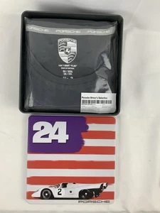 Porsche Driver’s Selection Fan T-Shirt Flag No.2 Limited Edition XXL w/ Tin Box - Picture 1 of 4