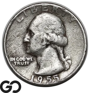 Washington Quarter 1955 - Imagen 1 de 3