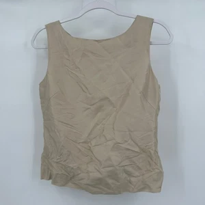 Casual Corner Damen Seide Tank Größe 4 minimalistisch altes Geld klassisch ruhig Luxus - Bild 1 von 9