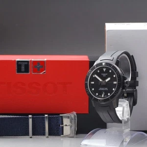 *NEAR MINT Box/Papiere* Tissot Seastar T120407A Black Dial Automatic Herrenuhr - Bild 1 von 12