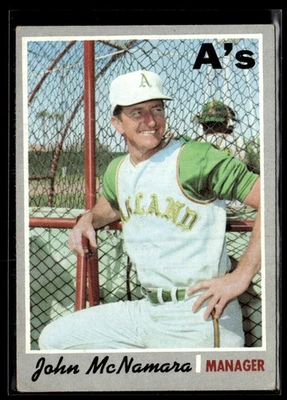 1970 Topps John McNamara EX-EX/MT Set Break #706 - Image 1 of 2
