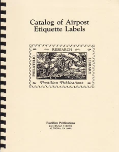 Catalog of Airpost Etiquette Labels, by Frank Mueller, New - Picture 1 of 2