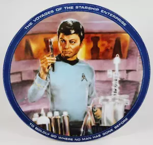 Placa Star Trek Leonard McCoy Teniente Comandante Colección del Viaje de 8,5". - Imagen 1 de 3