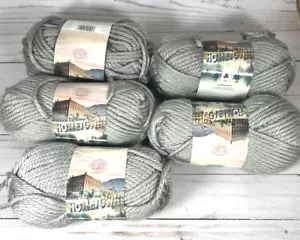 Lion Brand Hometown Dallas grau 5 Unzen 81 Yard super sperriges Acrylgarn (5 Knäuel) - Bild 1 von 5