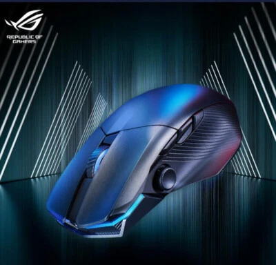 Asus ROG Magic Blade X RGB Wireless Wired Bluetooth Gaming Mouse 36000DPI Black - Image 1 of 4
