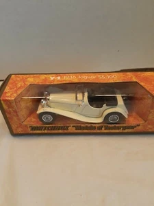Matchbox Models of Yesteryear White 1936 Jaguar SS.100 Car Y-1 38:1 - Picture 1 of 6