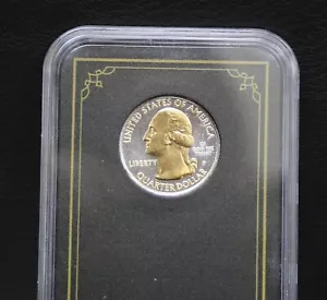 2012 P New Mexico ~ Chaco Culture Gold Highlighted U.S. State Quarter sat113 - Picture 1 of 6
