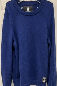 Alaskan Hardgear Blue Size M Merino Wool Sweater -Duluth Trading Co - Picture 1 of 6