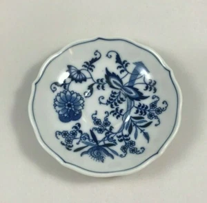 Platillo de té azul Danubio 5-1/2" - patrón de cebolla azul - porcelana  - Imagen 1 de 6