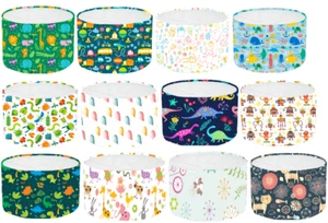 Niños Patrones Dormitorio Lámpara Sombra Luz 20CM X 18.5CM - Imagen 1 de 15