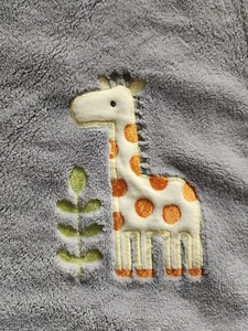 CIRCO Target Giraffe Tree Gray Fleece Baby Blanket Lovey Security 30x30 #3 - Picture 1 of 3