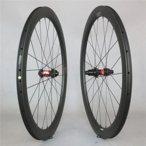 12 Speed Carbon Fiber Road Wheelset 50*25mm Wheel Tubeless XDR / Micro Spline - Picture 1 of 12