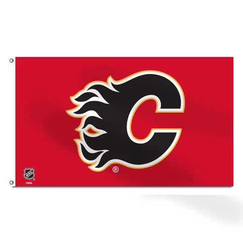 Calgary Flames 3' x 5' Single Sided Banner Flag Cover