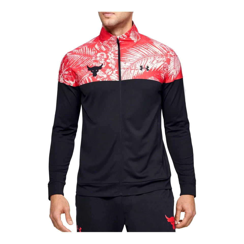 Chaqueta de pista Under Armour Project Rock Aloha camuflada de secado rápido grande 1354829 para hombre Foto 1 de 4
