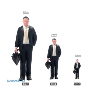 1/64 Suit Man Male Scene Props Miniature Doll Figure F 1/32 1/64 Cars Model Toys - Picture 1 of 6