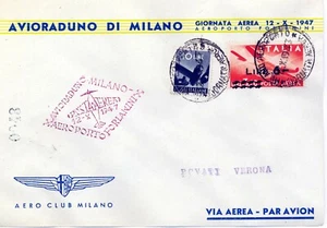 Avio Treffen von Mailand - Tag der Luft (12.10.1947) - Flughafen Forlanini (L) - - Bild 1 von 2