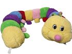 Giant Vintage Goffa Caterpillar Plush Stuffed Animal 54"  RARE multicolor *Read 