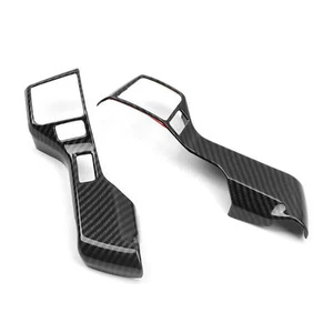Fits 2014-2020 TOYOTA TUNDRA carbon fiber ABS Interior Steering wheel cover trim - Foto 1 di 5