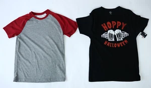 George Mens T-Shirts Lot 2 Black Gray Short Sleeve Tees Size S 34-36 NEW - Picture 1 of 4