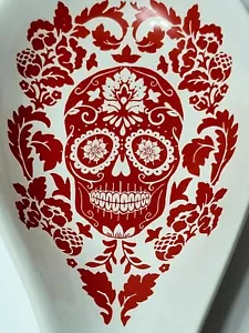 New! Coventry Day of the Dead Sugar Skull Ceramic Spoon Rest - Picture 1 of 6