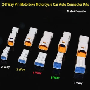 JST06R-JWPF-VSLE-D Mini Connector Kits Motorbike Motorcycle Car Auto 2/3/4-8Ways - Picture 1 of 20