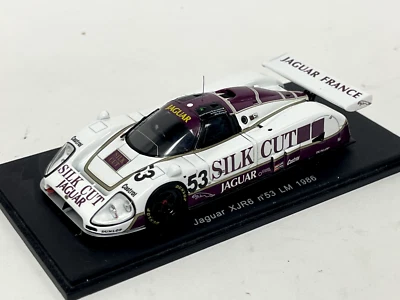1/43 Spark Jaguar XJR6 Silk Cut  car #53 1986 24 Hours of LeMans S0759 CS - Image 1 of 4