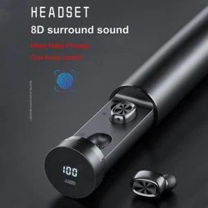Mini TWS Earphones Wireless Headphones Smart Touch Earbuds Headset for bluetooth - Photo 1 sur 17
